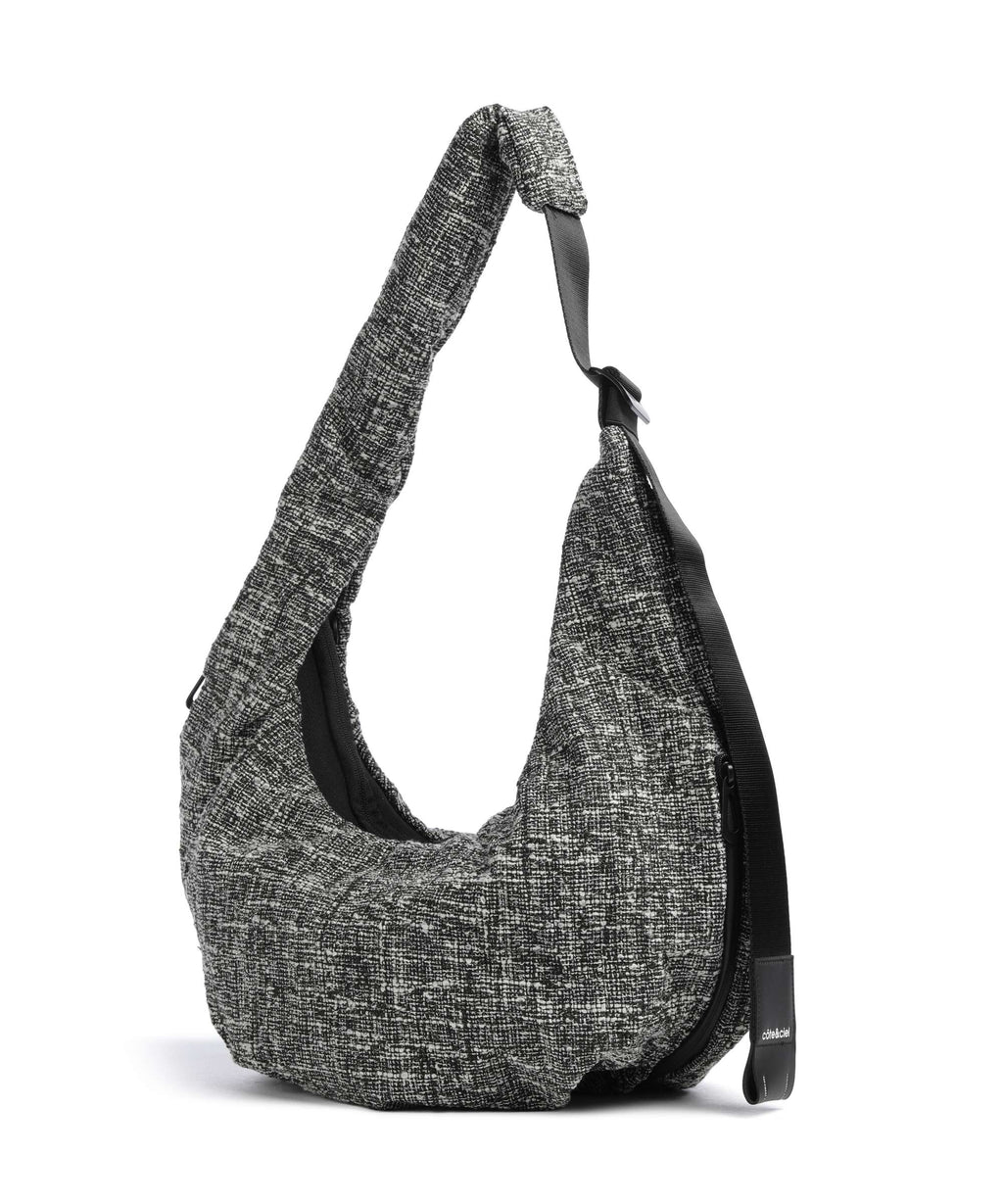 Côte&Ciel Hyco S Hobo bag black/cream