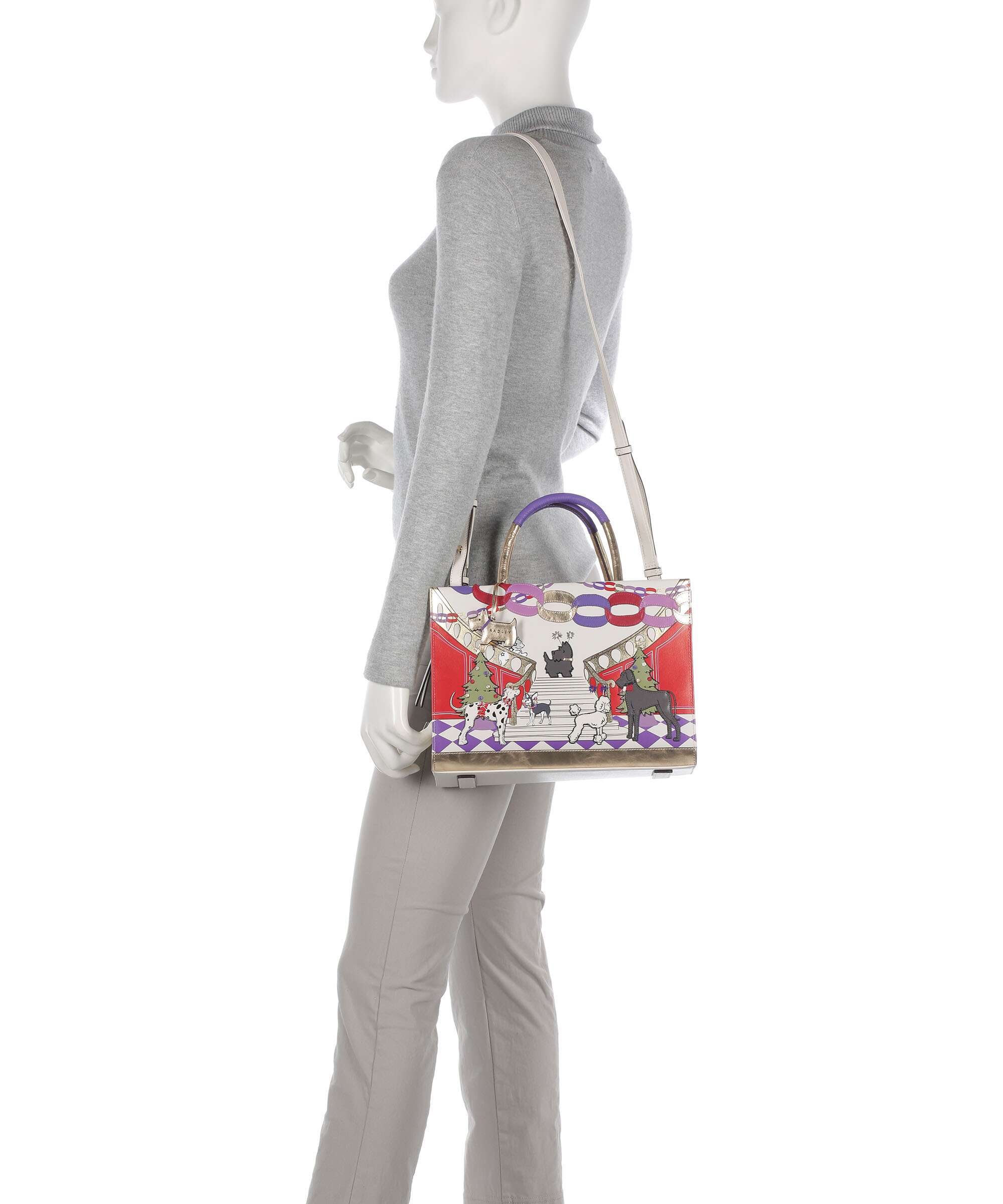 Radley London Picture Party Pals Handbag amethyst