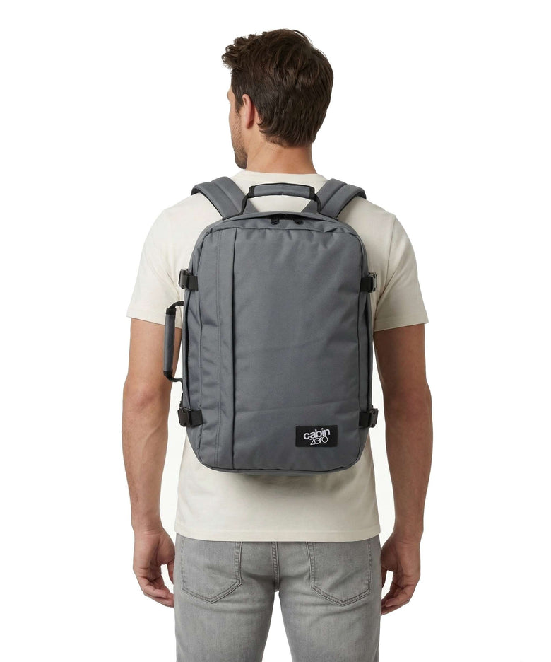 cabinzero classic 36l travel laptop backpack Cabin Zero Classic 36 Travel backpack polyester original grey