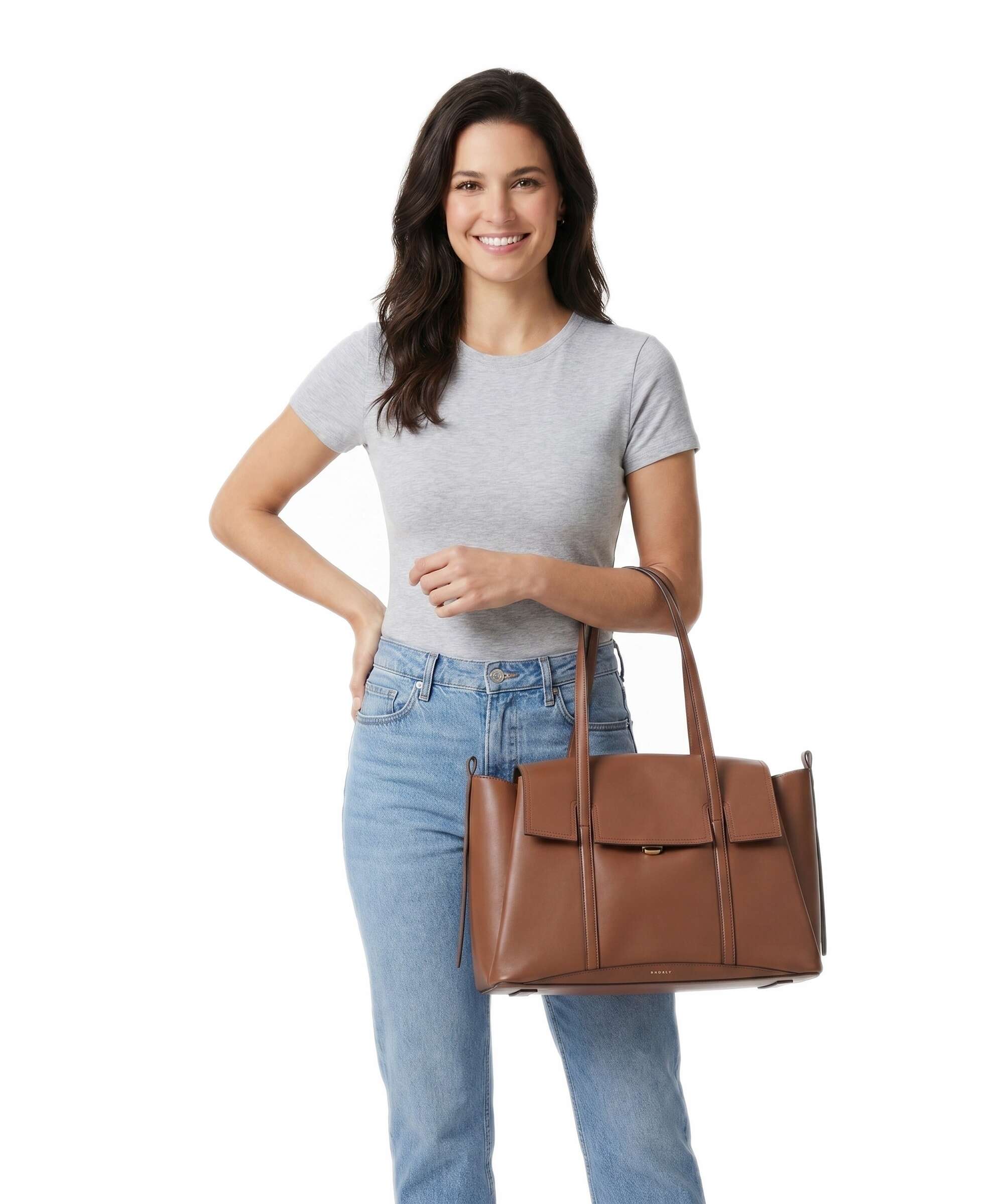 Radley London The Chancery Large Tote bag grained leather cognac