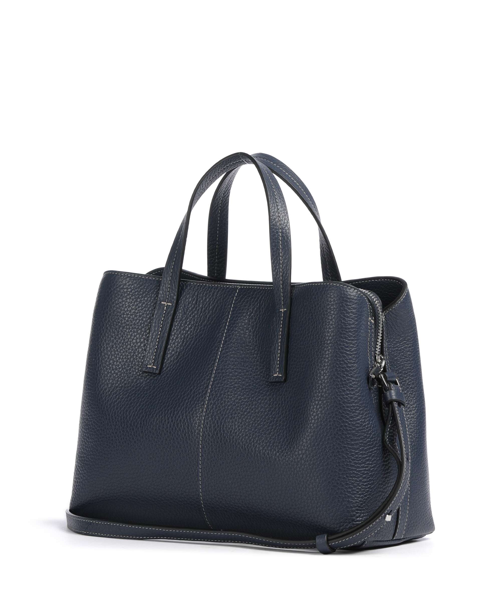 Radley London Dukes Place Medium Handbag grained leather naval