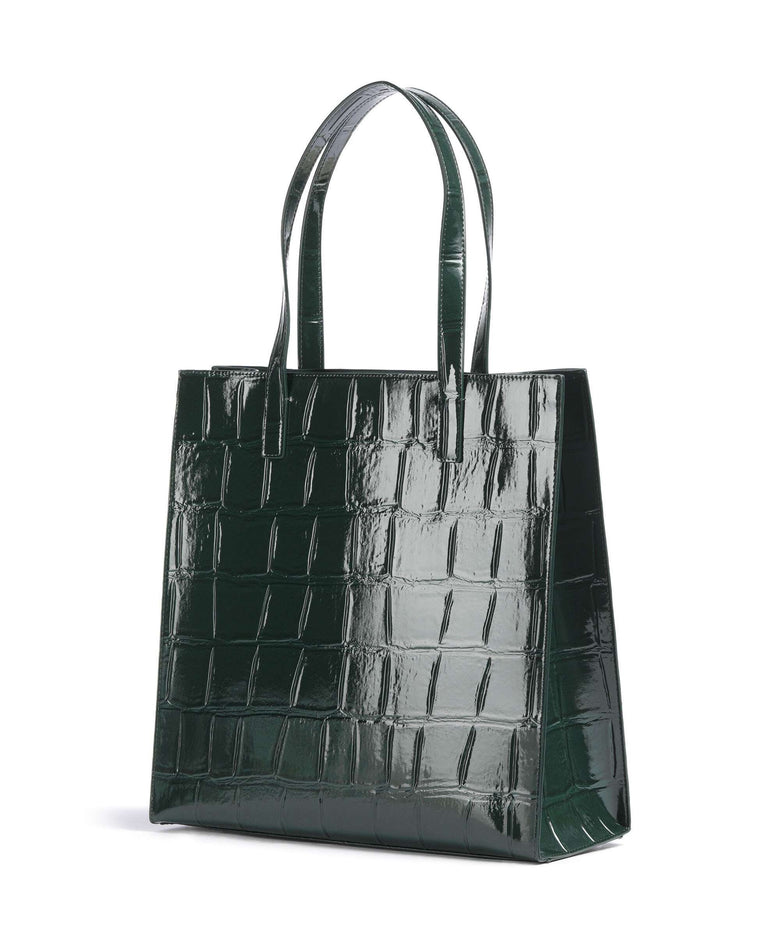Ted Baker Croccon Tote bag mid green