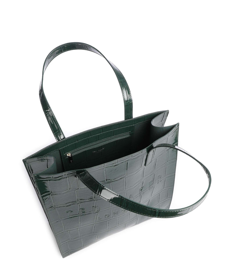 Ted Baker Croccon Tote bag mid green