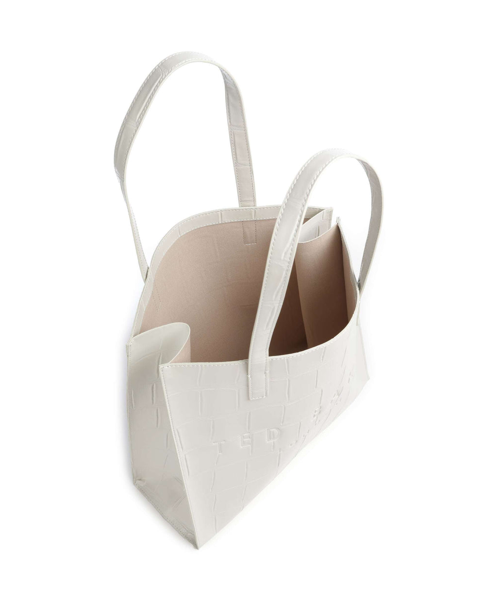 Ted Baker Croccon Tote bag ivory