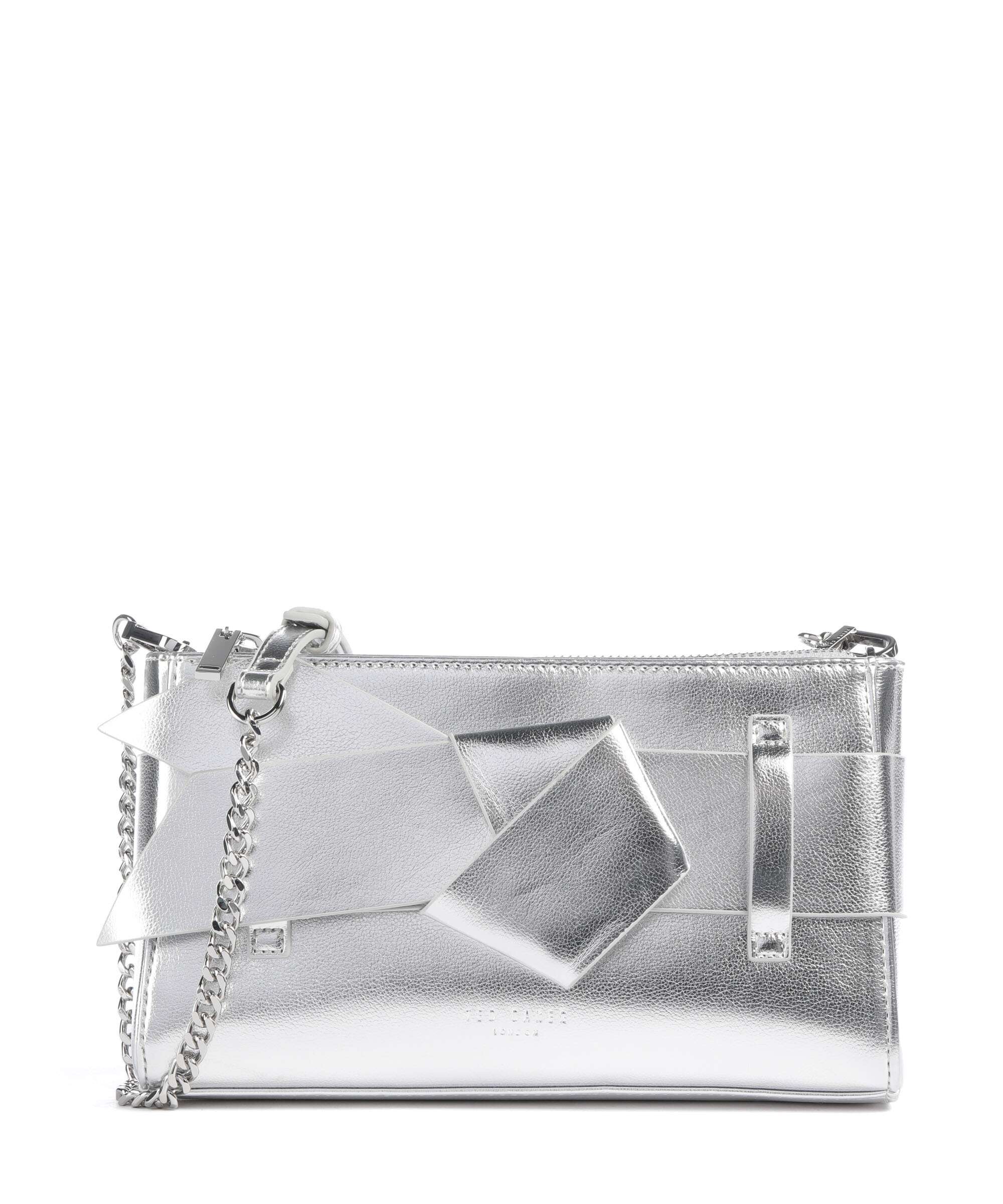 Ted Baker Jimmah Crossbody bag imitation leather silver - 282264