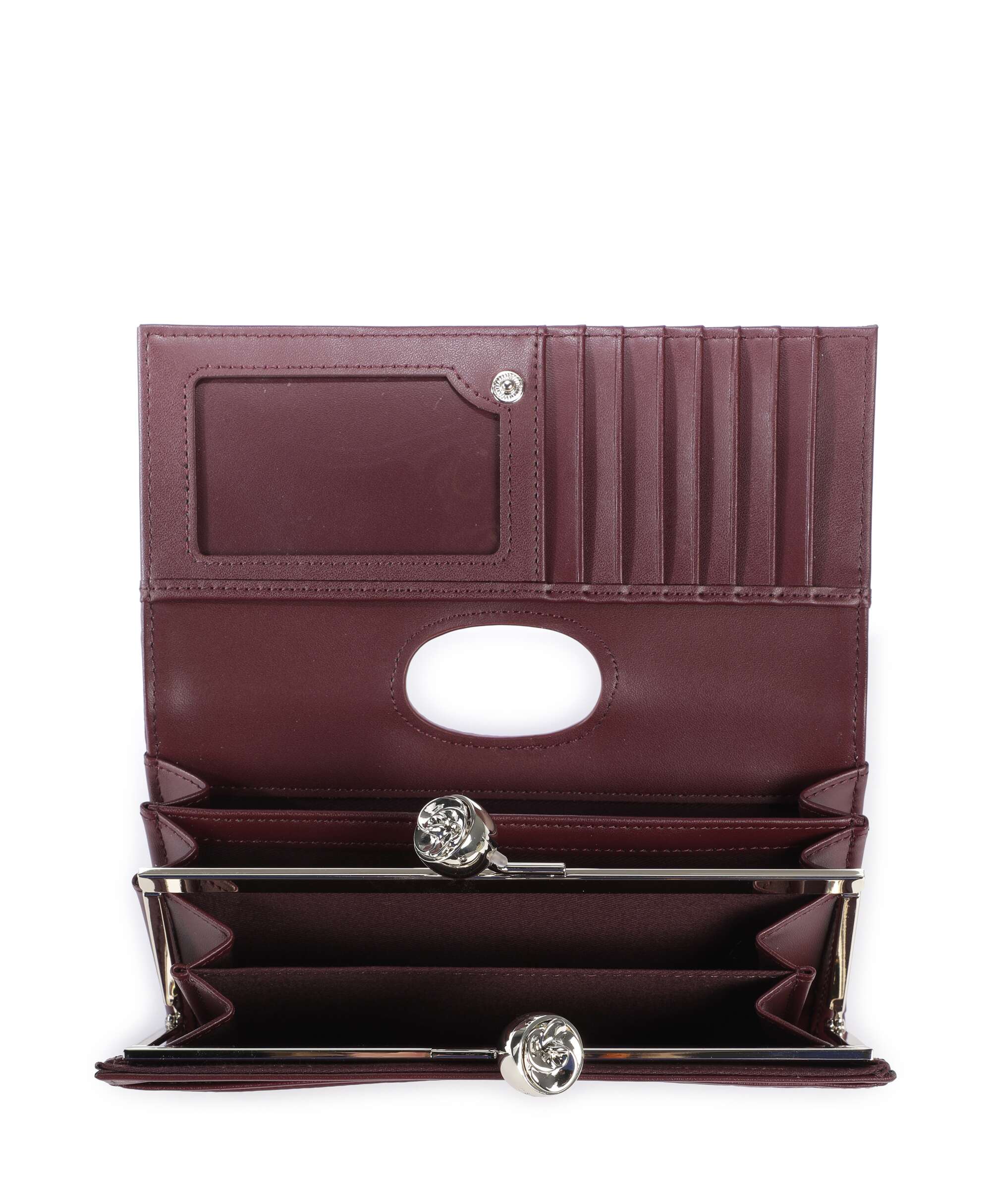 Ted Baker Roosali Wallet grained cow leather wine - 283900-WINE-TB
