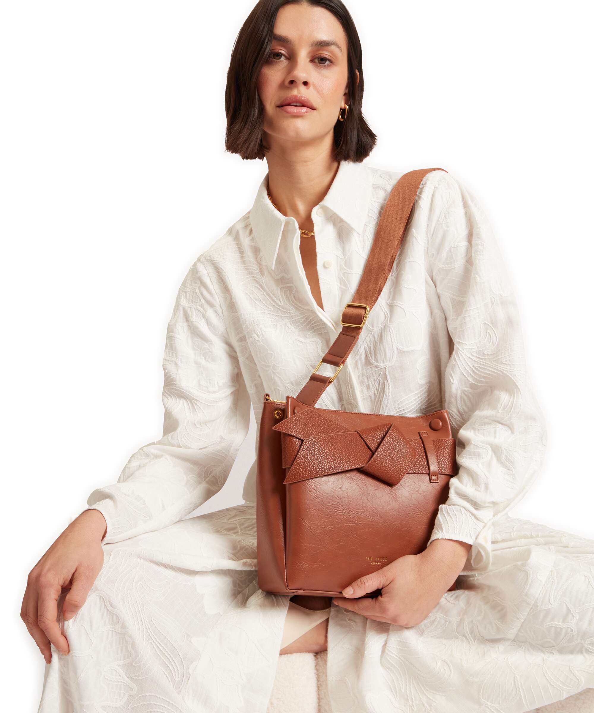 Ted Baker Ssonia Shoulder bag imitation leather tan - 282319-TAN