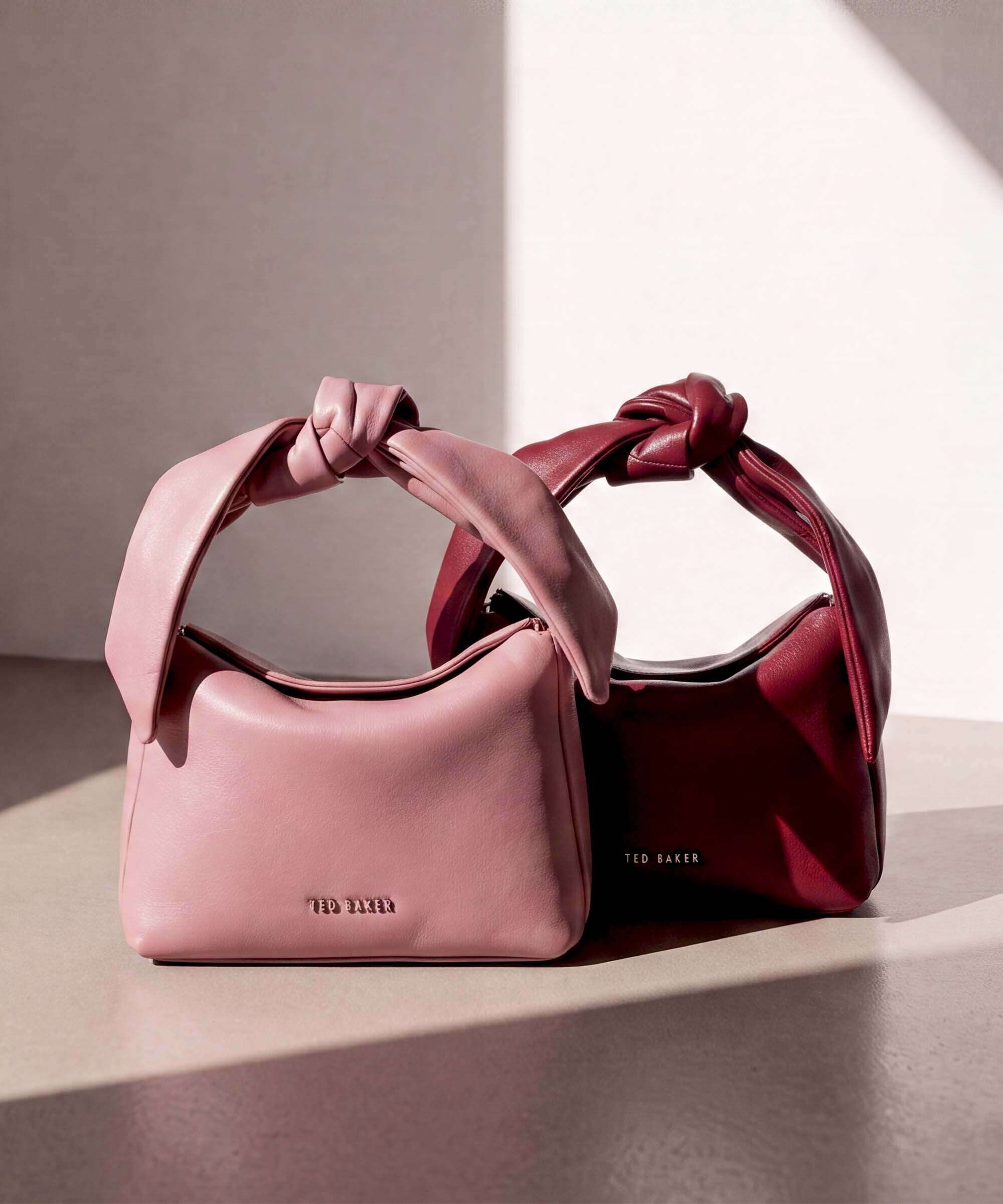 Ted Baker Niyal Crossbody bag sheepskin leather dkred - 285413