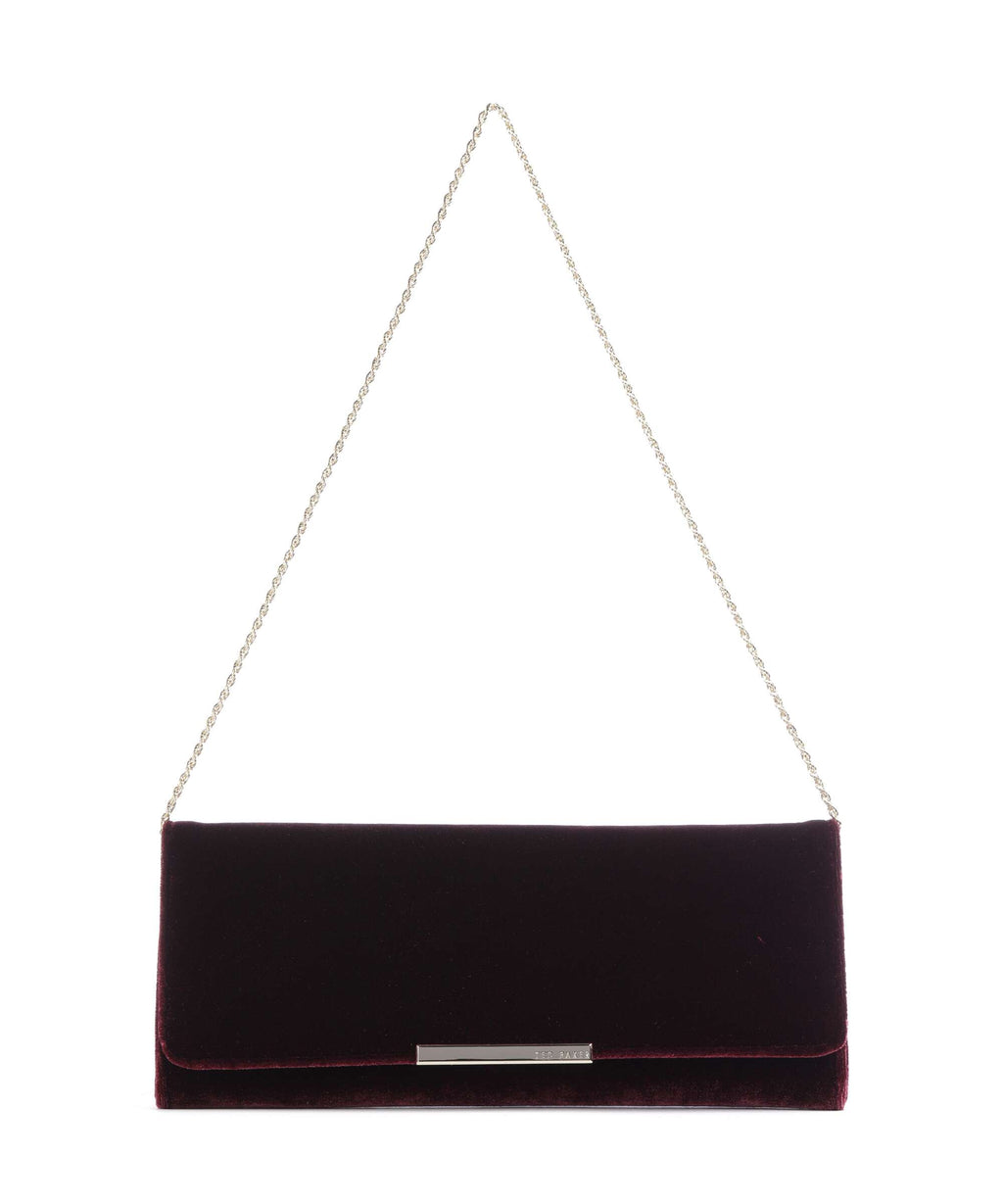 Ted Baker Maroah Clutch bag dark red