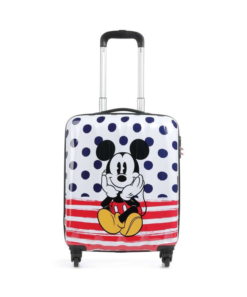 American Tourister Disney Legends Spinner (4 wheels) mickey blue dots