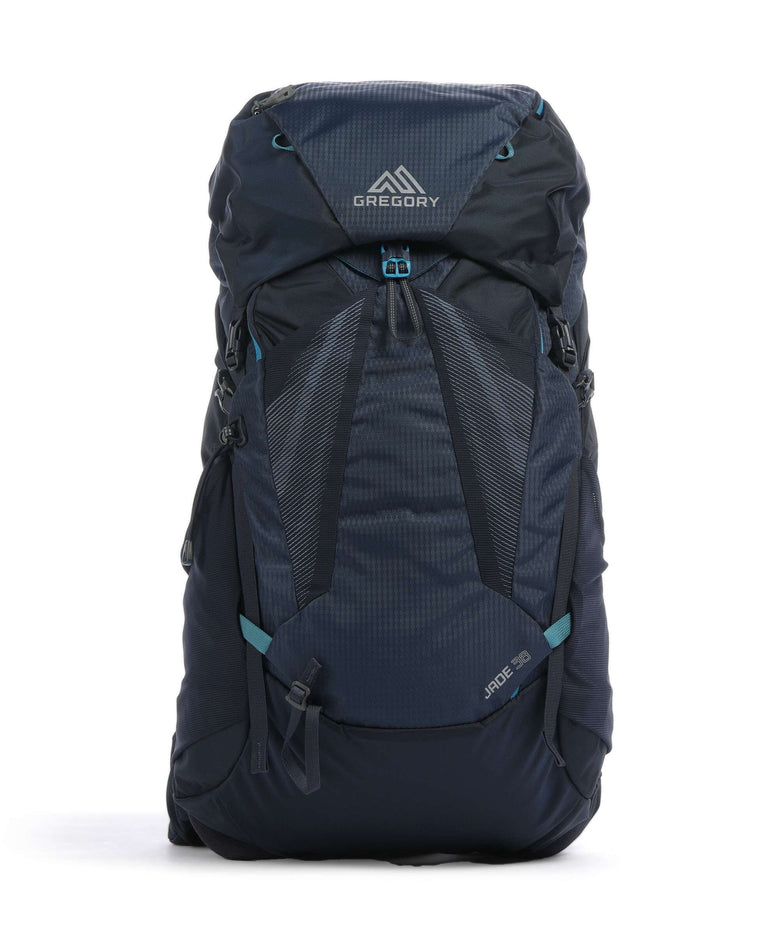 38 laptop backpack Gregory Jade 38 RC SM/MD Hiking backpack recycled ripstop polyester midnight navy