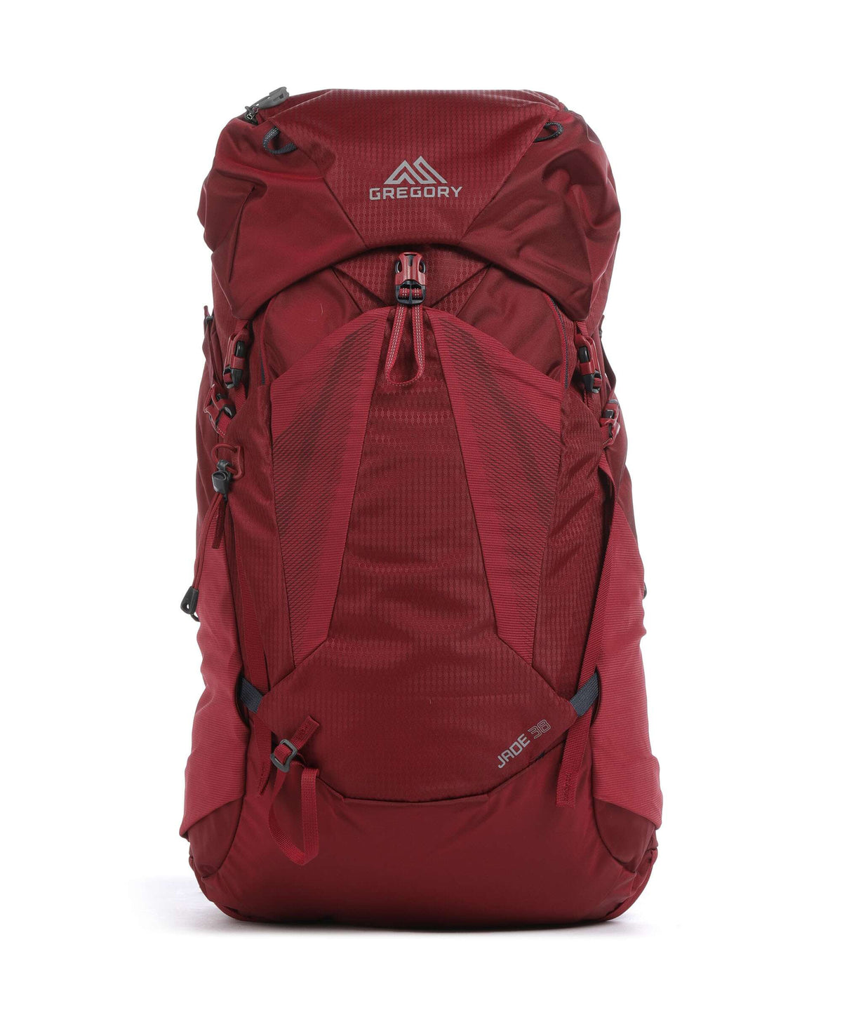 gregory backpacks london Jade 38 RC SM/MD Hiking backpack recycled ripstop polyester ruby red LSG1HMG JANSPORT SuperBreak Plus Coconut organized companion is required Size:13