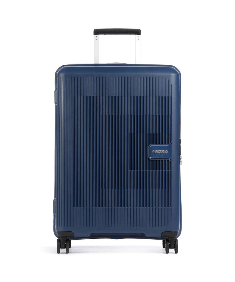 American Tourister Aerostep Spinner (4 wheels) navy blue