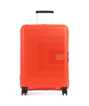 American Tourister Aerostep Spinner (4 wheels) bright orange