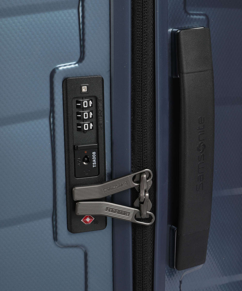 Samsonite Attrix Spinner (4 wheels) steel blue