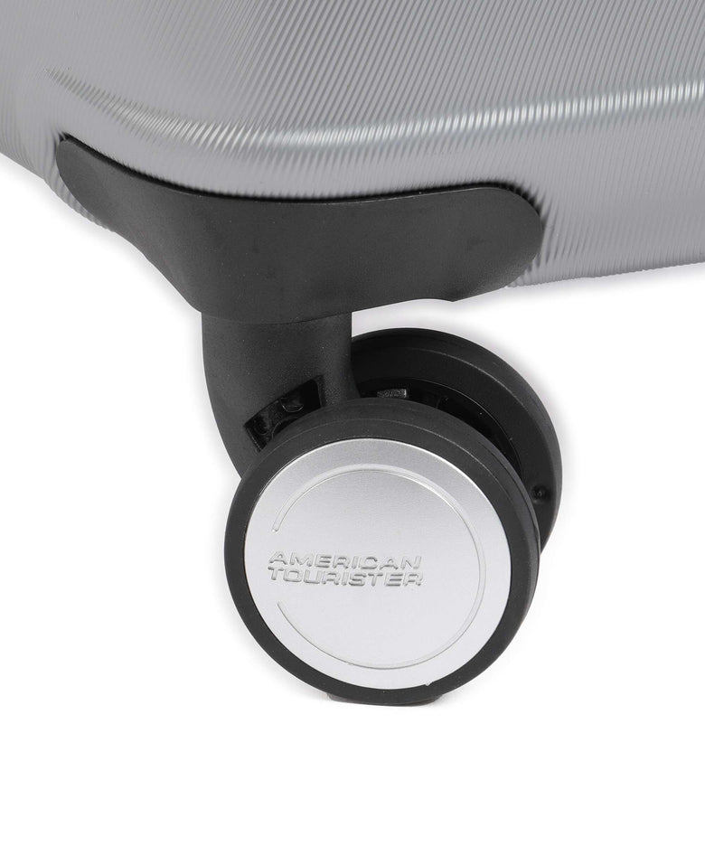 American Tourister Flashline Spinner (4 wheels) sky silver