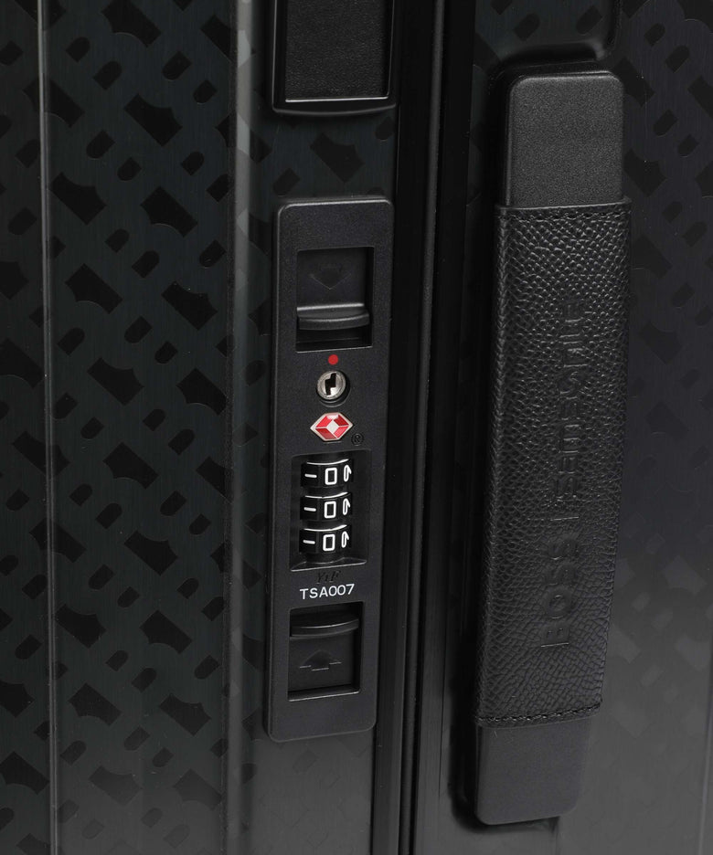 Samsonite Lite-Box Alu Boss Edition Spinner (4 wheels) graphite monogram