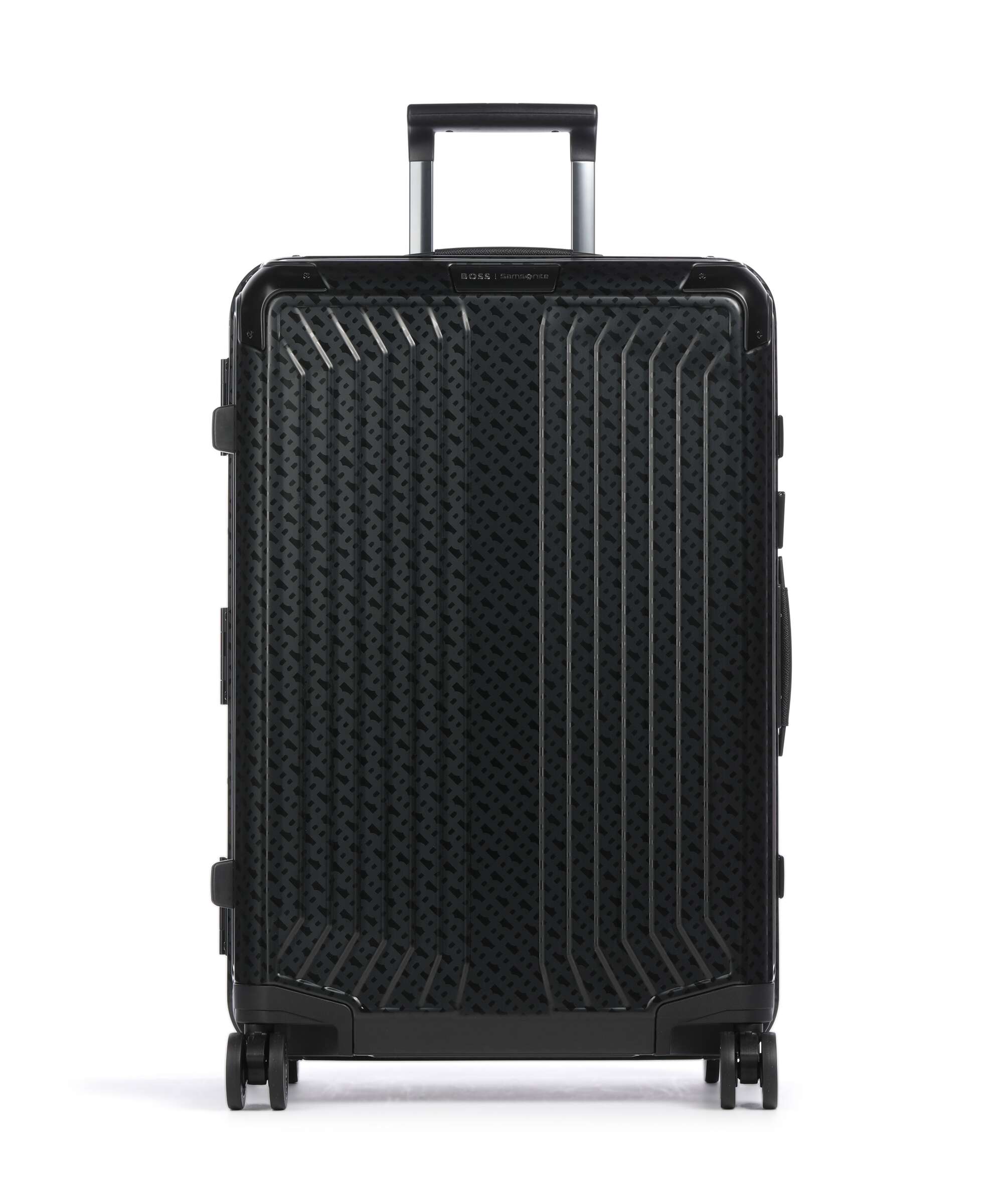 Samsonite Lite-Box Alu Boss Edition Spinner (4 wheels) graphite monogram
