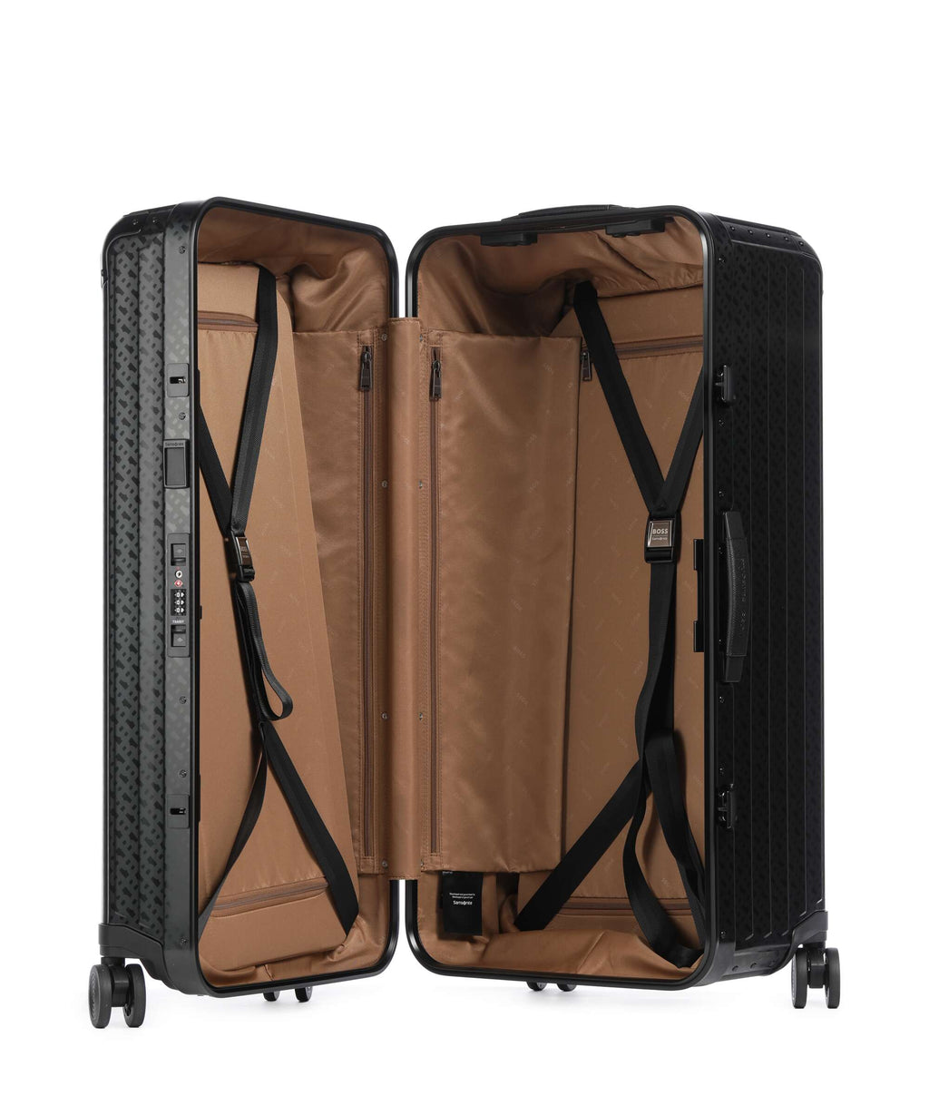 Samsonite Lite-Box Alu Boss Edition Spinner (4 wheels) graphite monogram