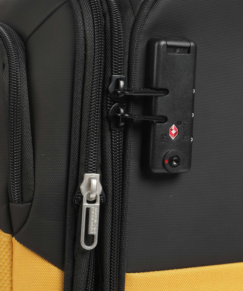 American Tourister Daring Dash Spinner (4 wheels) black/yellow