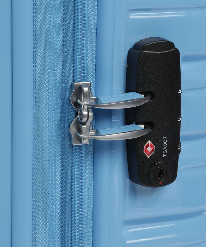 American Tourister Flashline Pop Spinner (4 wheels) cloudy blue