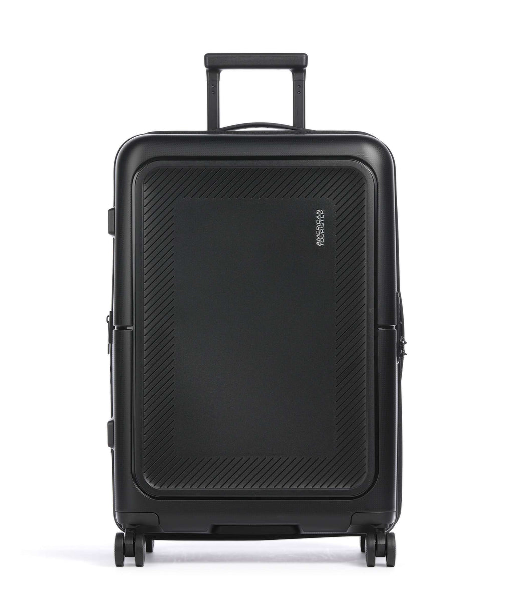 American Tourister Dashpop Spinner (4 wheels) true black