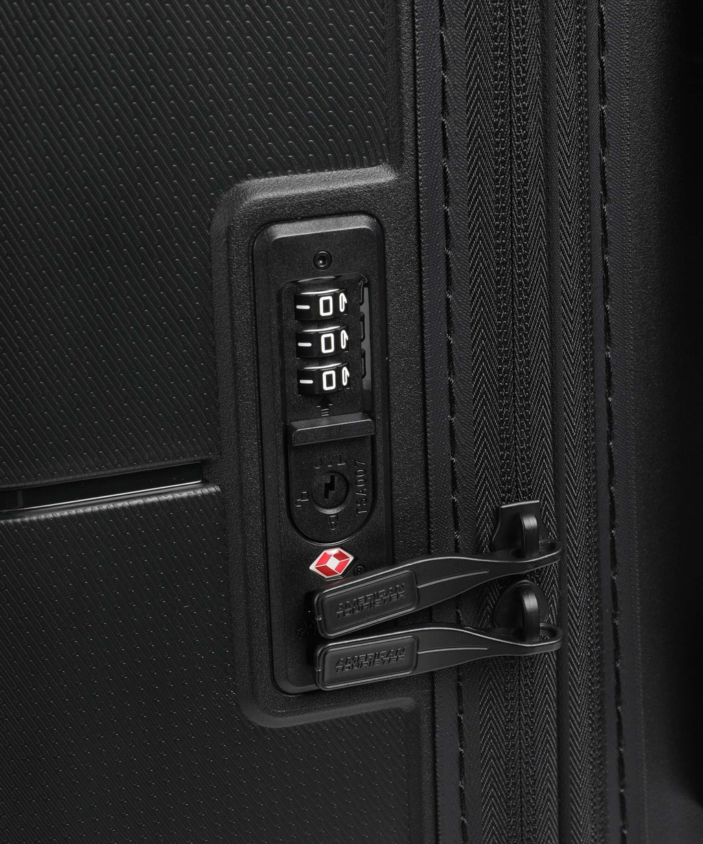 American Tourister Dashpop Spinner (4 wheels) true black