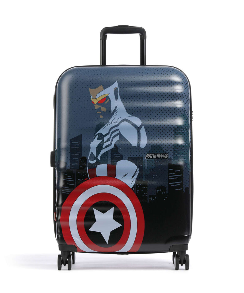 American Tourister Wavebreaker Disney Spinner (4 wheels) captain america city