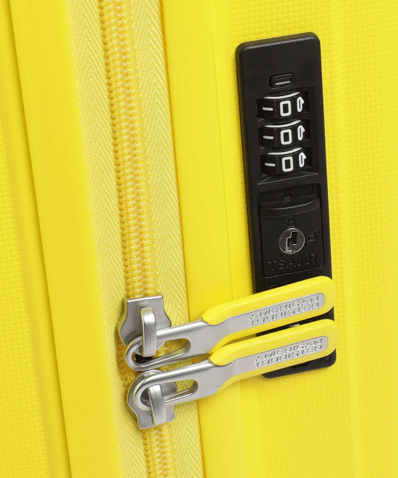 American Tourister Rejoy Spinner (4 wheels) electric yellow