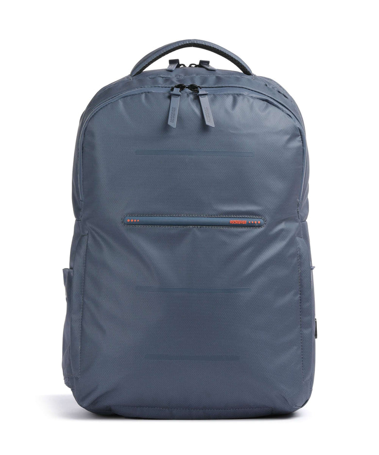 american tourister orange laptop backpack American Tourister Urban Groove Backpack 15″ polyester navy/orange