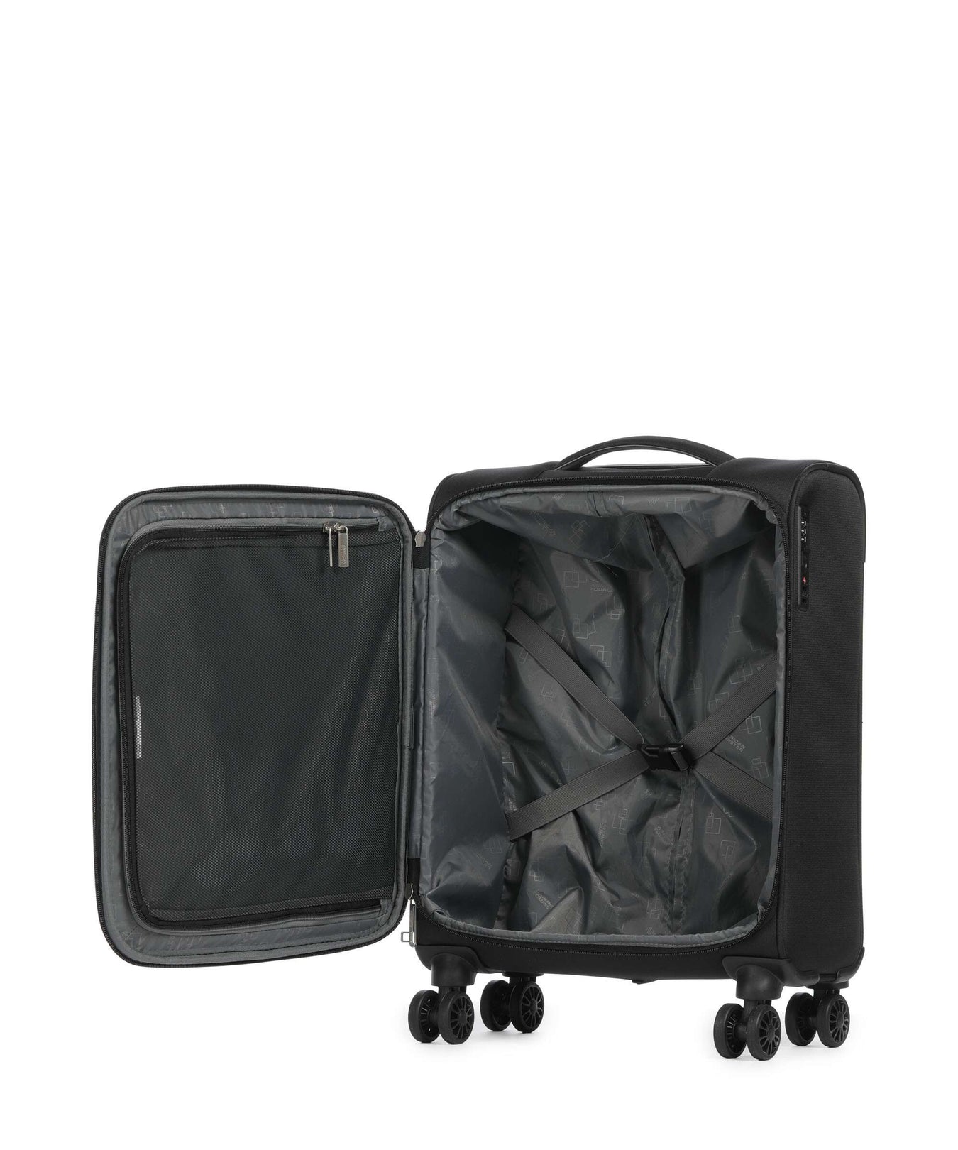 American Tourister Cloudrider S Spinner (4 wheels) jet black