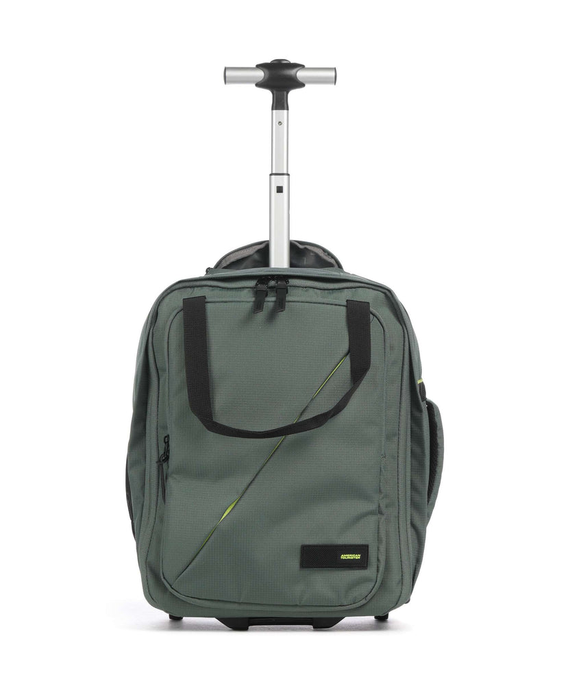 American Tourister Take2Cabin Backpack with wheels dark forest