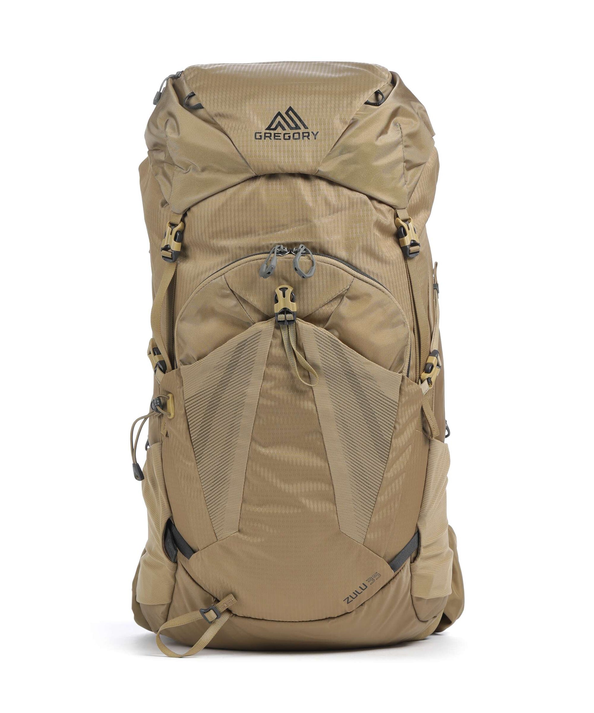 Gregory Zulu 35 RC SM/MS Hiking backpack recycled ripstop polyester desert tan
