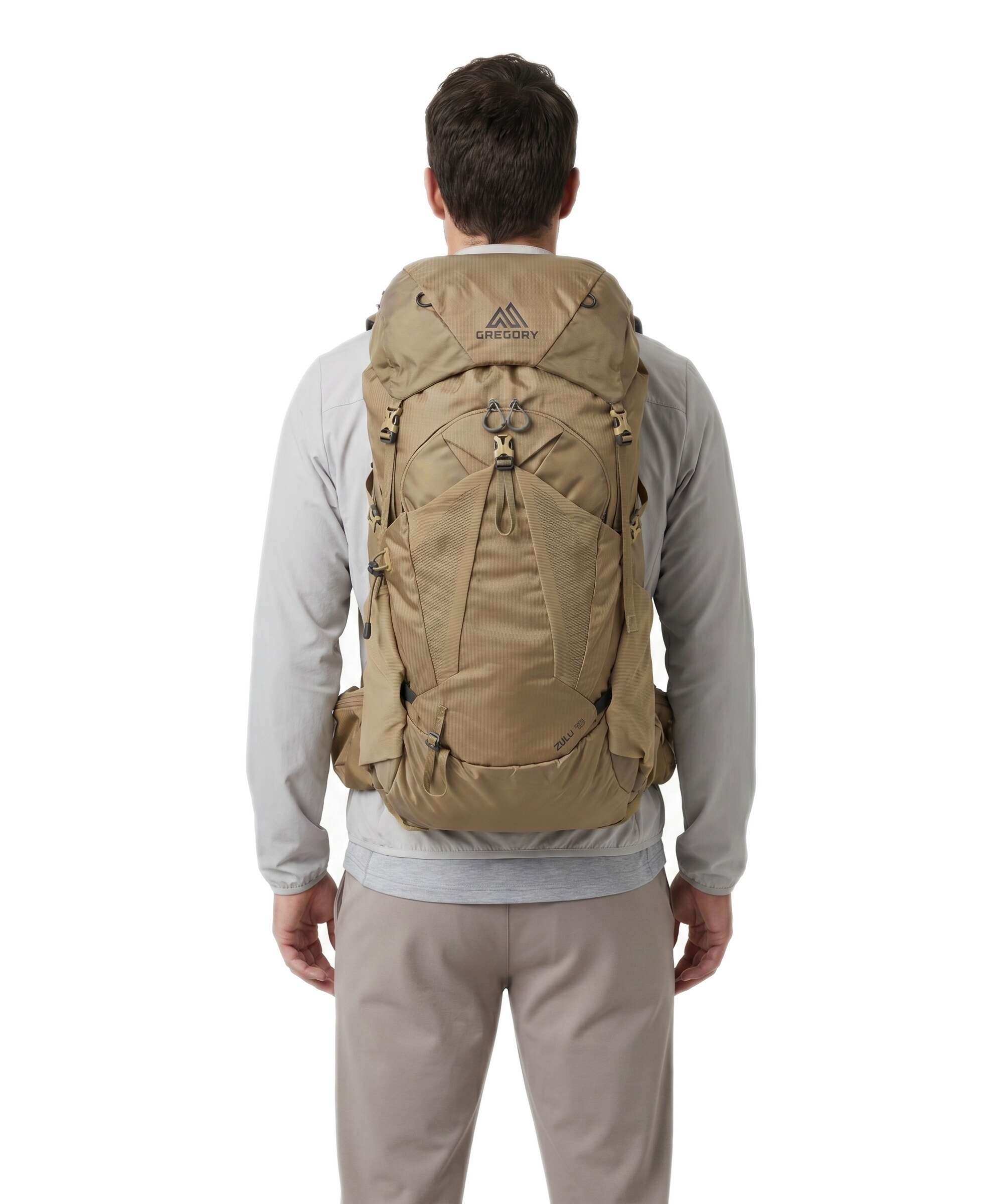 Gregory Zulu 40 RC SM/MD Hiking backpack recycled ripstop polyester desert tan