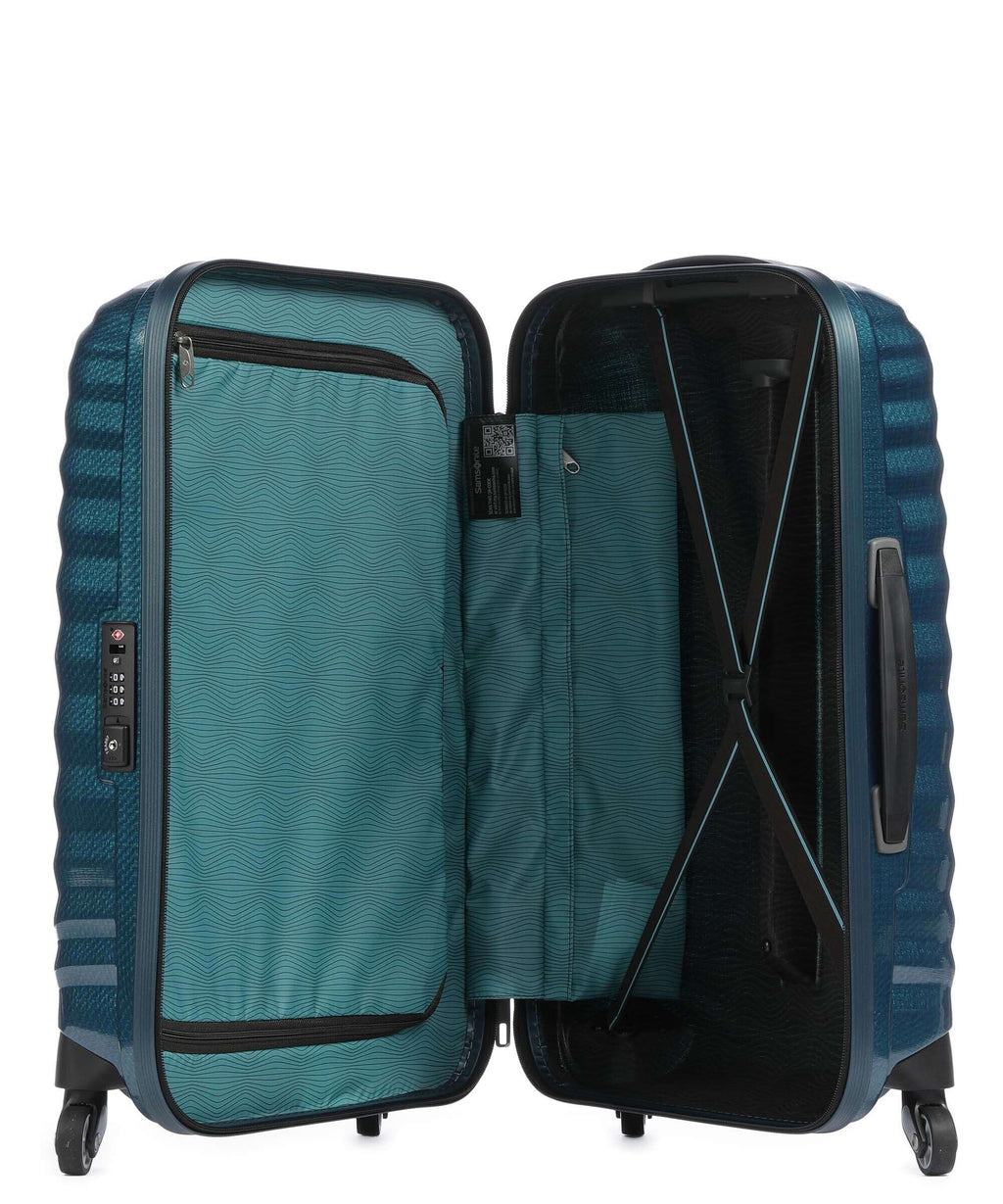 Samsonite Lite Shock Spinner (4 wheels) petrol blue