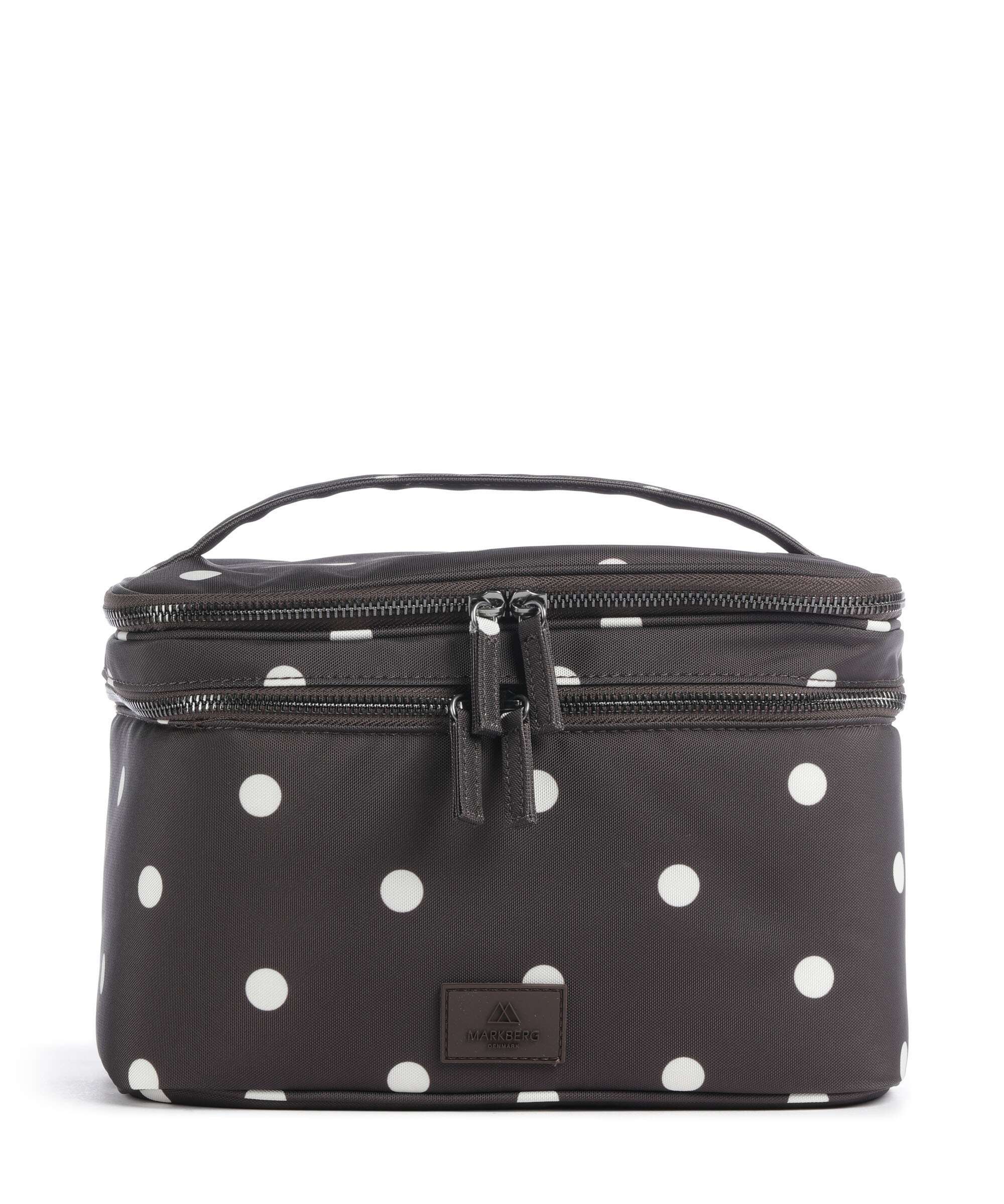 Markberg Treasure Toiletry bag polka dot/brown
