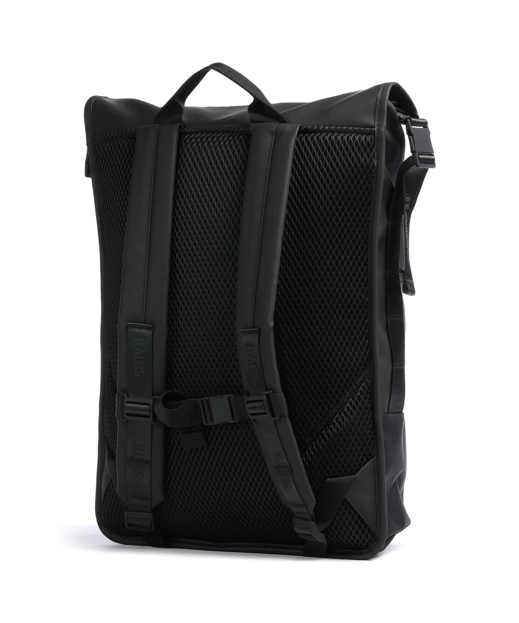 Rains Trail Rolltop backpack 13″ polyurethane, polyester black