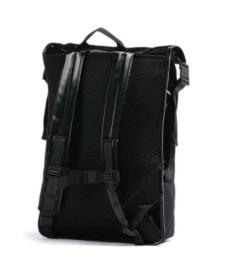 Rains Trail Rolltop backpack 13″ polyurethane, polyester night Rains Trail Rolltop backpack 13″ polyurethane, polyester night