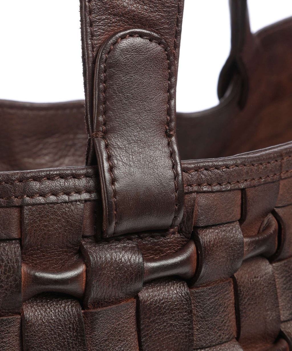 Depeche Modern Handcraft Tote bag choco brown