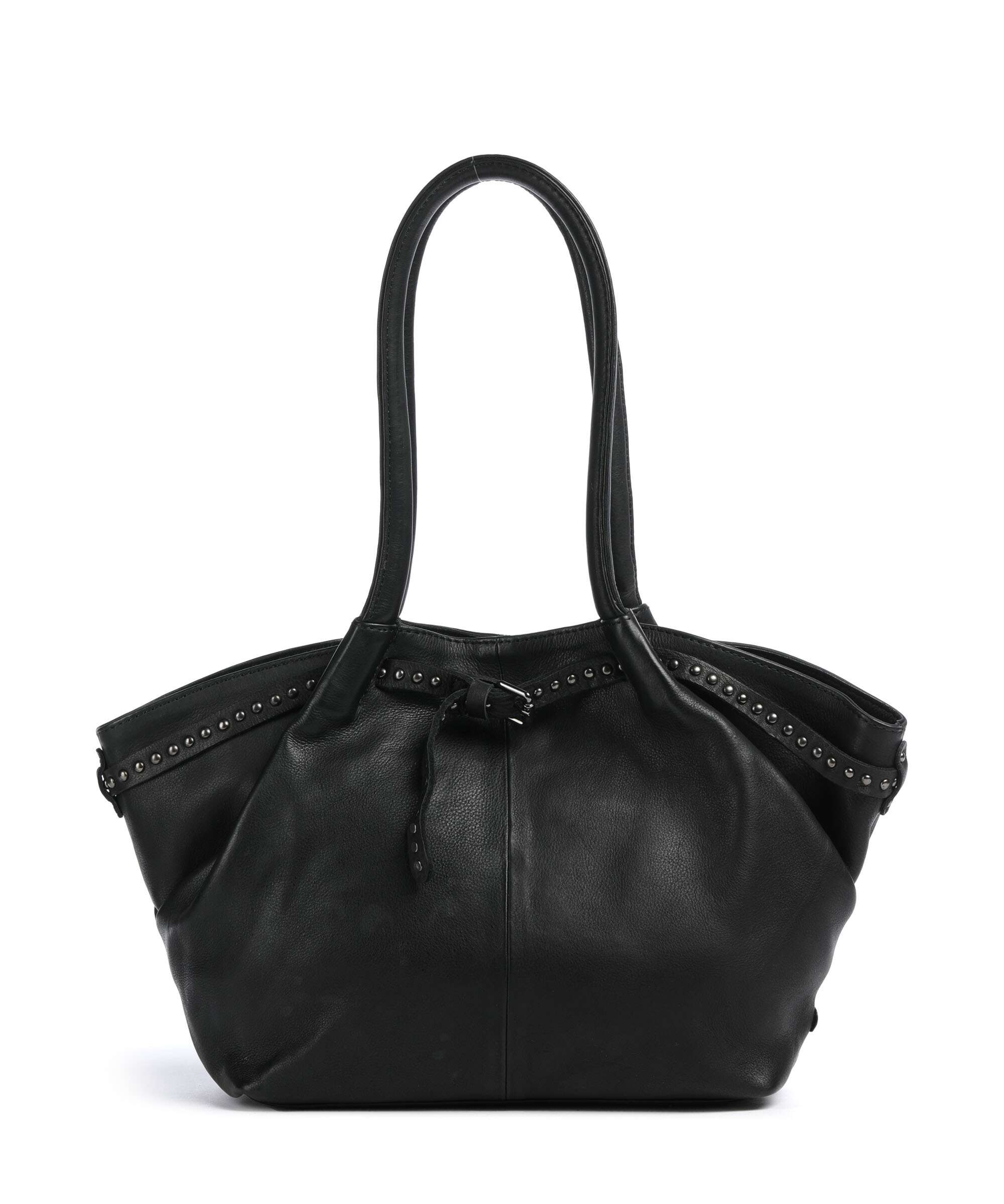 Depeche Rock Arcade Shoulder bag grained cow leather nero - 16704