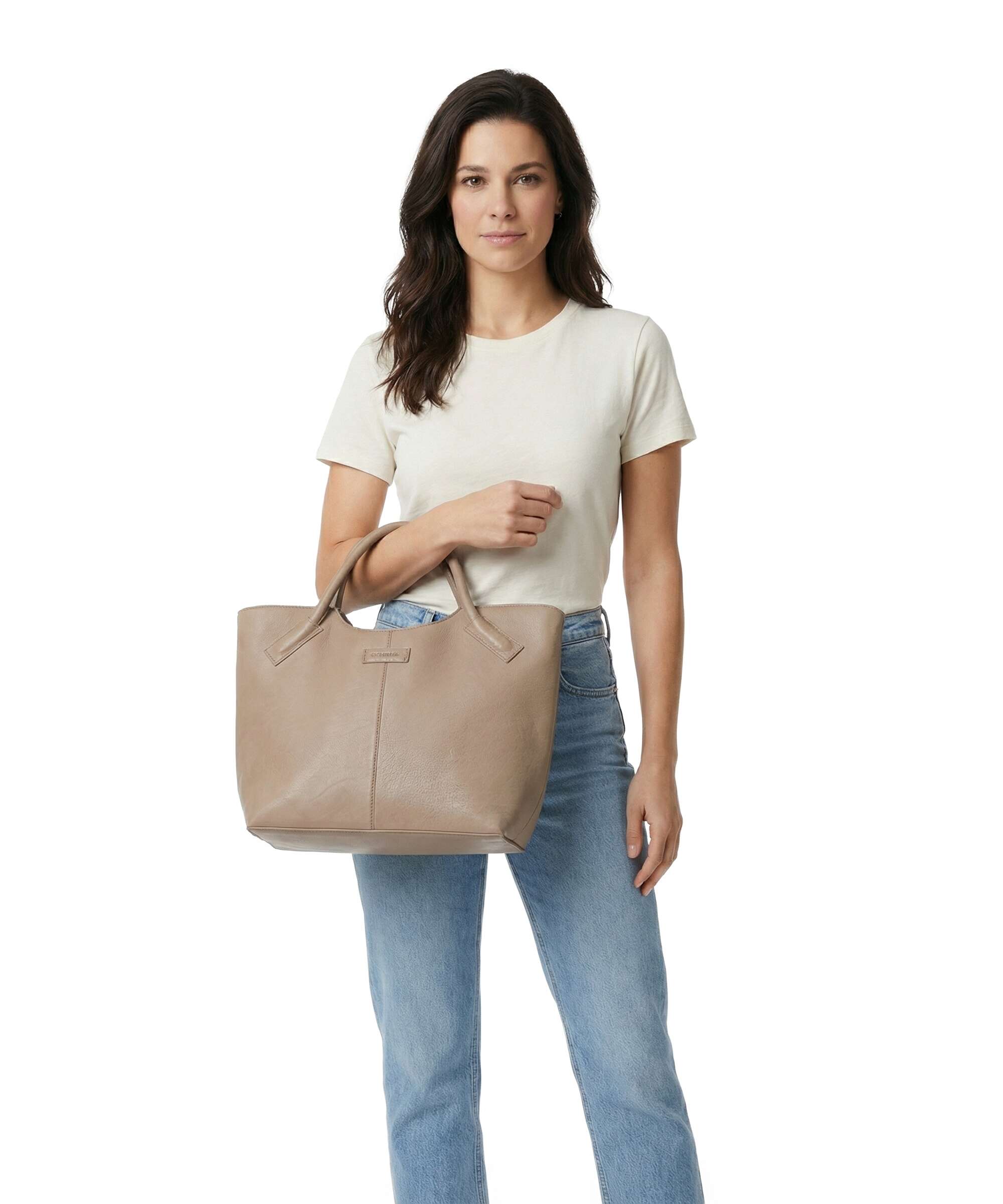 Depeche Marseille Handbag taupe