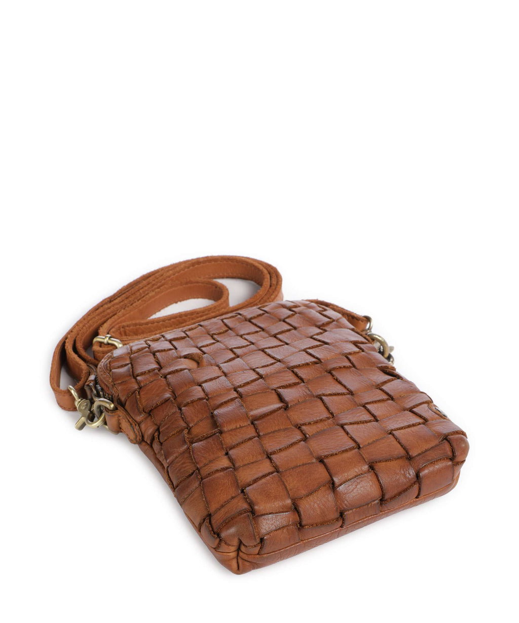Depeche Warsaw Phone bag vintage cognac