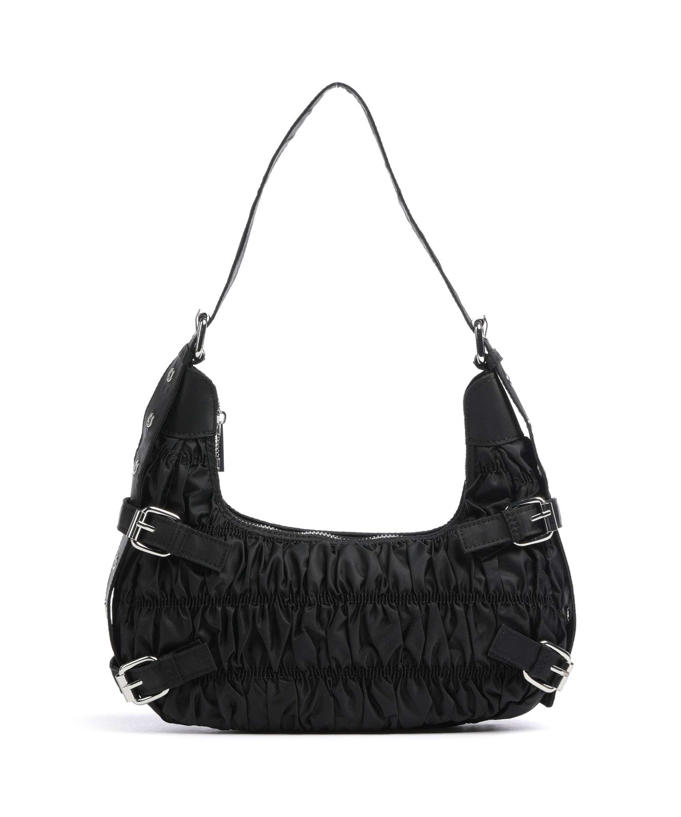 Núnoo Recycled Nylon Alaska Hobo bag black