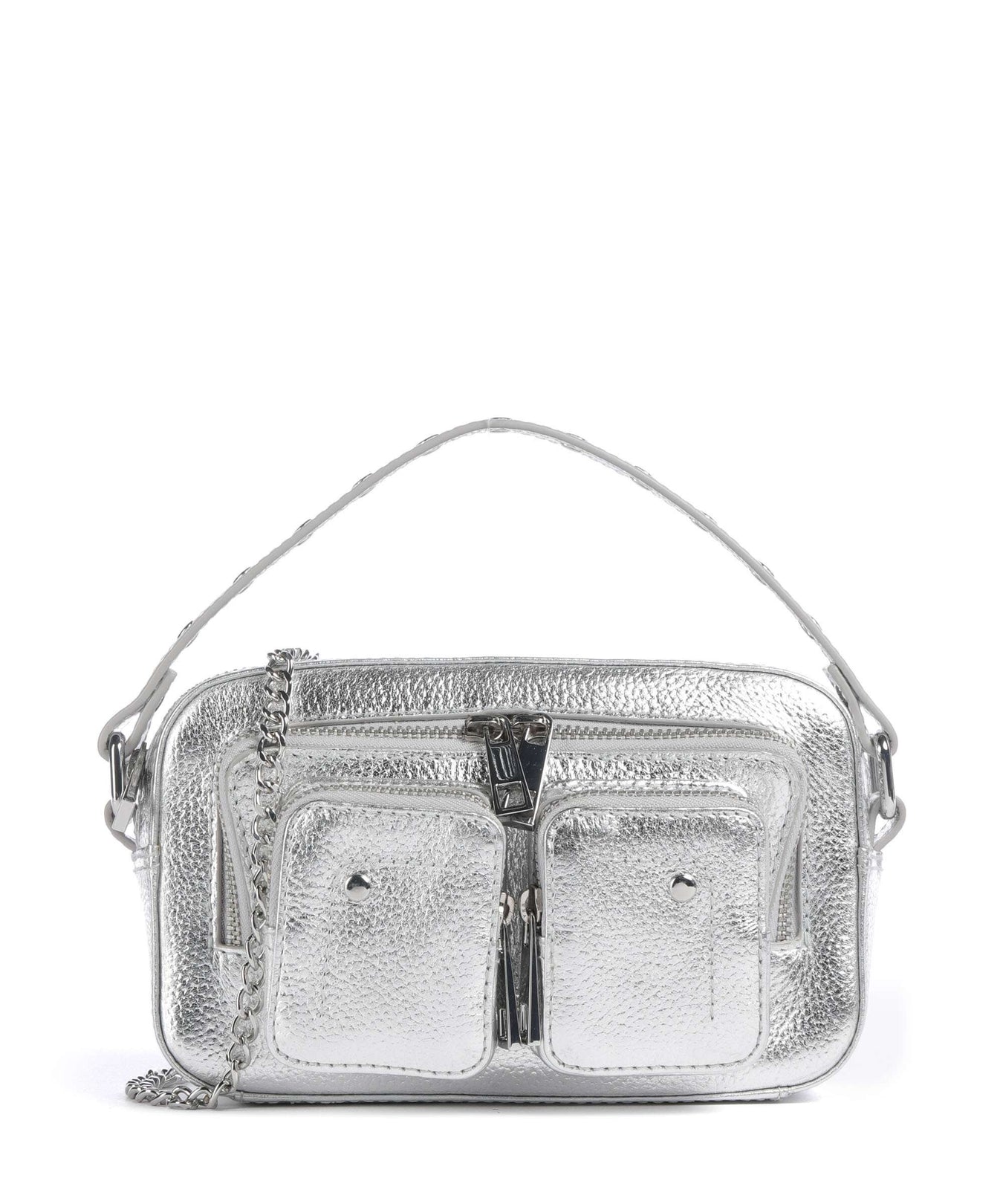 Núnoo Metallic Helena Crossbody bag silver