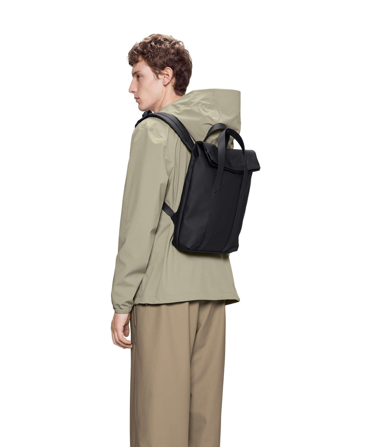 Rains 2 Way Mini Backpack bag black