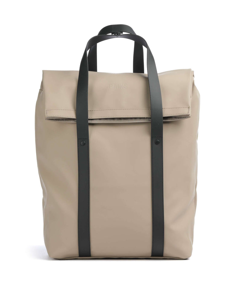 rains backpack beige Rains 2 Way Backpack bag 16″ polyester, polyurethane beige