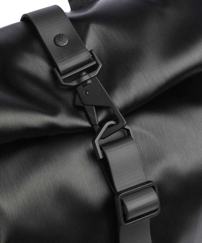 Rains Rolltop backpack black grain