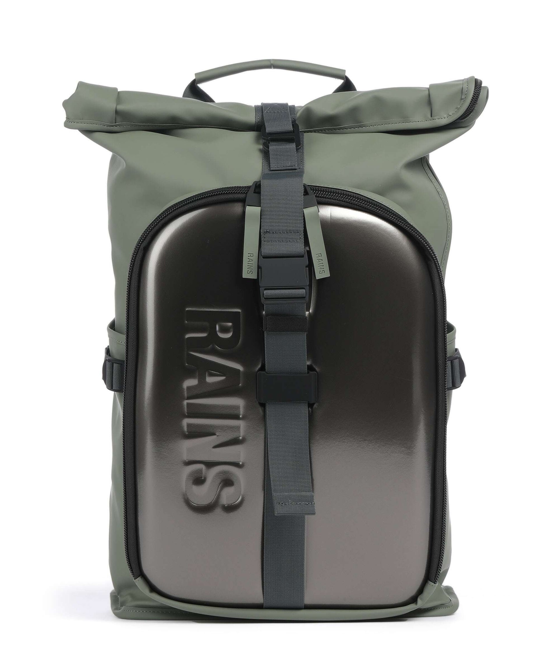 Rains Texel Moulded Rolltop backpack 17″ polyester, polyurethane well