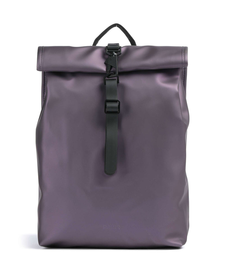 Rains Mini Rolltop backpack polyurethane, polyester cinder