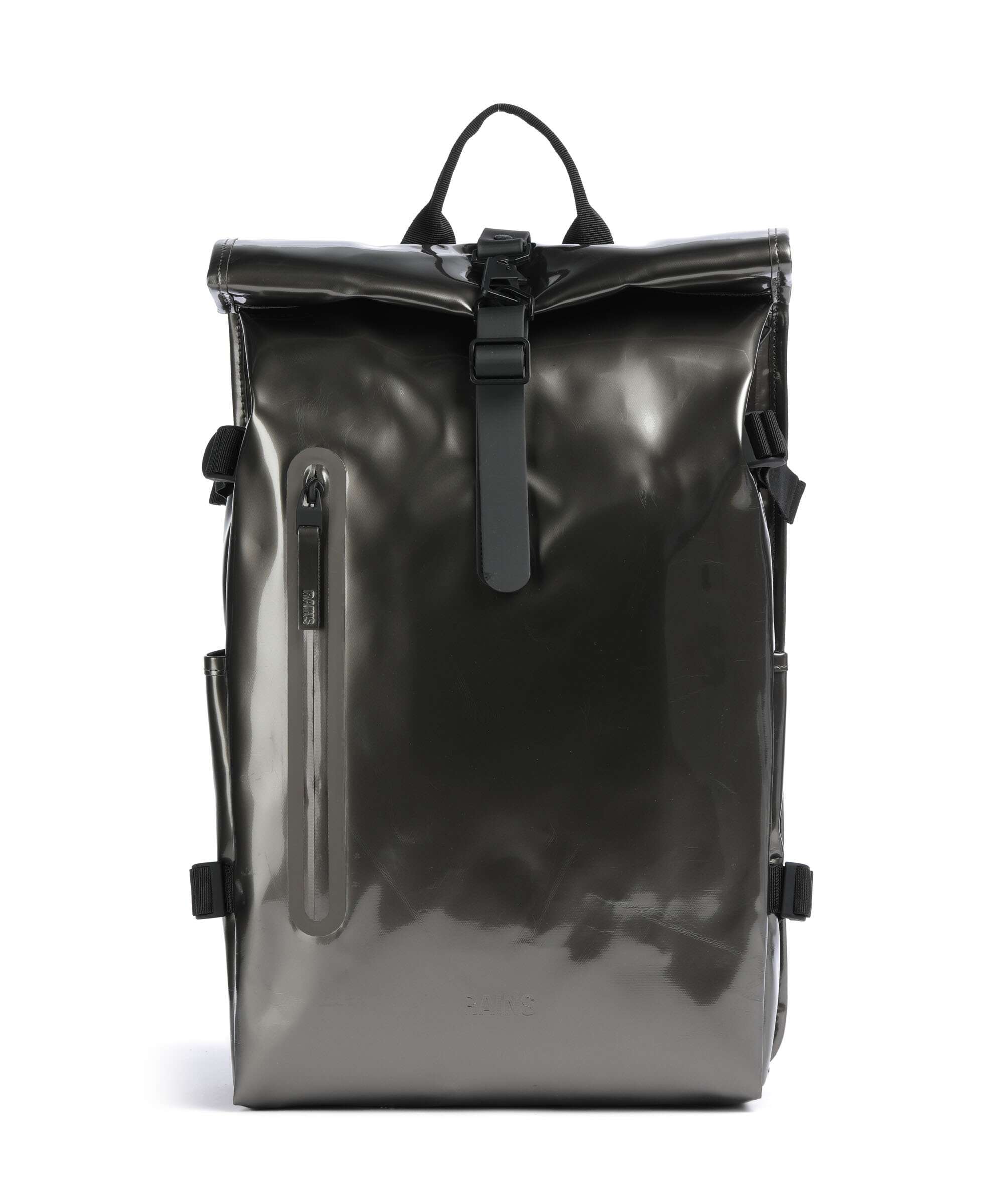 Rains Large Rolltop backpack raven